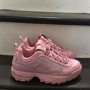 Pink Fila Sneakers